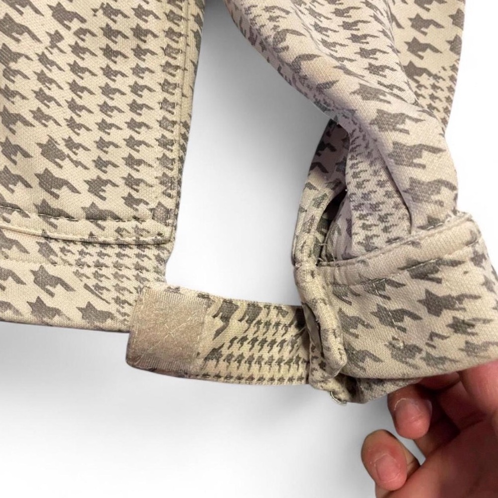 Vintage Ecko Unltd. Y2K Houndstooth Print Mixed Pattern Full-Zip Utility Jacket - Picture 4 of 5